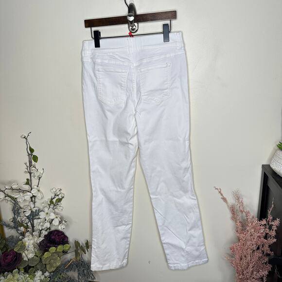 SPANX SPANXshape EveryWear Straight Leg Jeans White Sz Large {TT25} - Picture 4 of 7